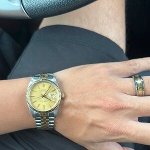 Rolex Gold and Silver Two-Tone Watch